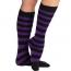 purple black knee high socks
